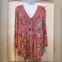 TORRID • Floral Babydoll Top (1X)
