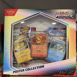 Pokemon Prismatic Evolutions Poster Collection Box