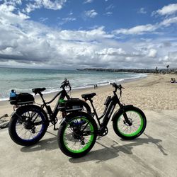2ea. 2020 26” Pedego Trail Tracker Classic E-bikes With Extras