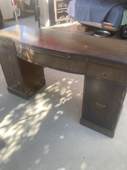 Vintage Sideboard Hutch Buffet Server