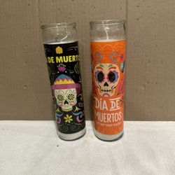 Día De Los  Muertos    Candles    