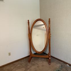Antique Standing Mirror 