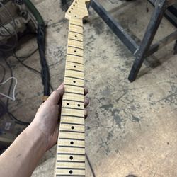 Replacement Strat Style Neck Flamed Satin