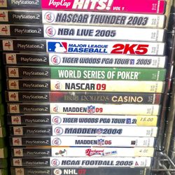 Ps2 Video Games Lot 