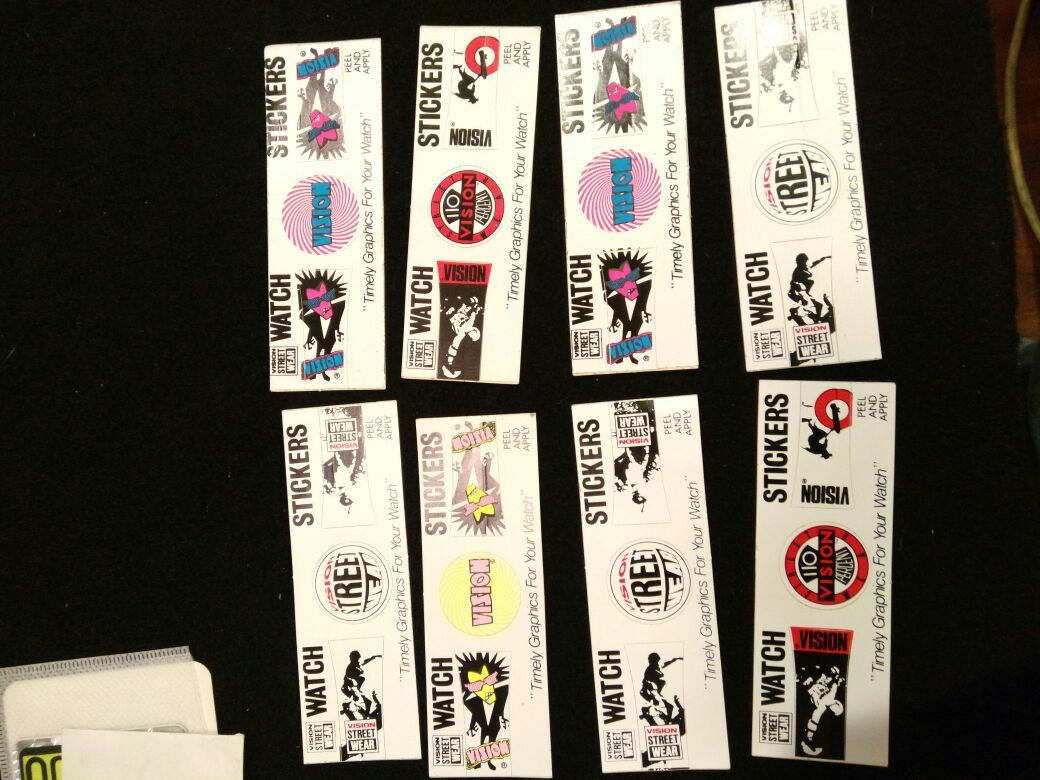 Vintage Vision Streetwear Swatch Watch Stickers