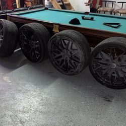24 Inch Rims Velos With Tires 295/30R24