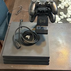 PS4 Pro With Two Controllers 