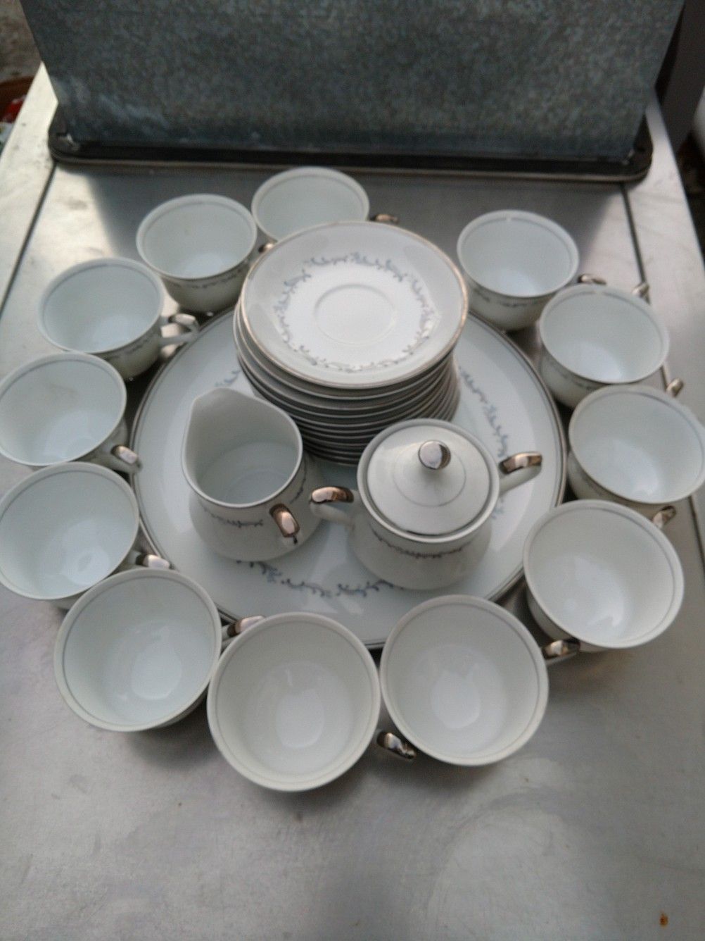 Vintage Porcelain Tea Set