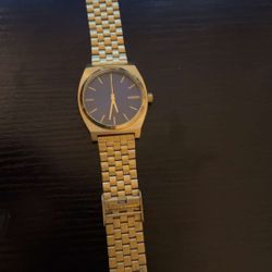 Gold And Blue Nixon Men’s Watch