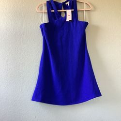 Royal Blue Dress With Pockets 