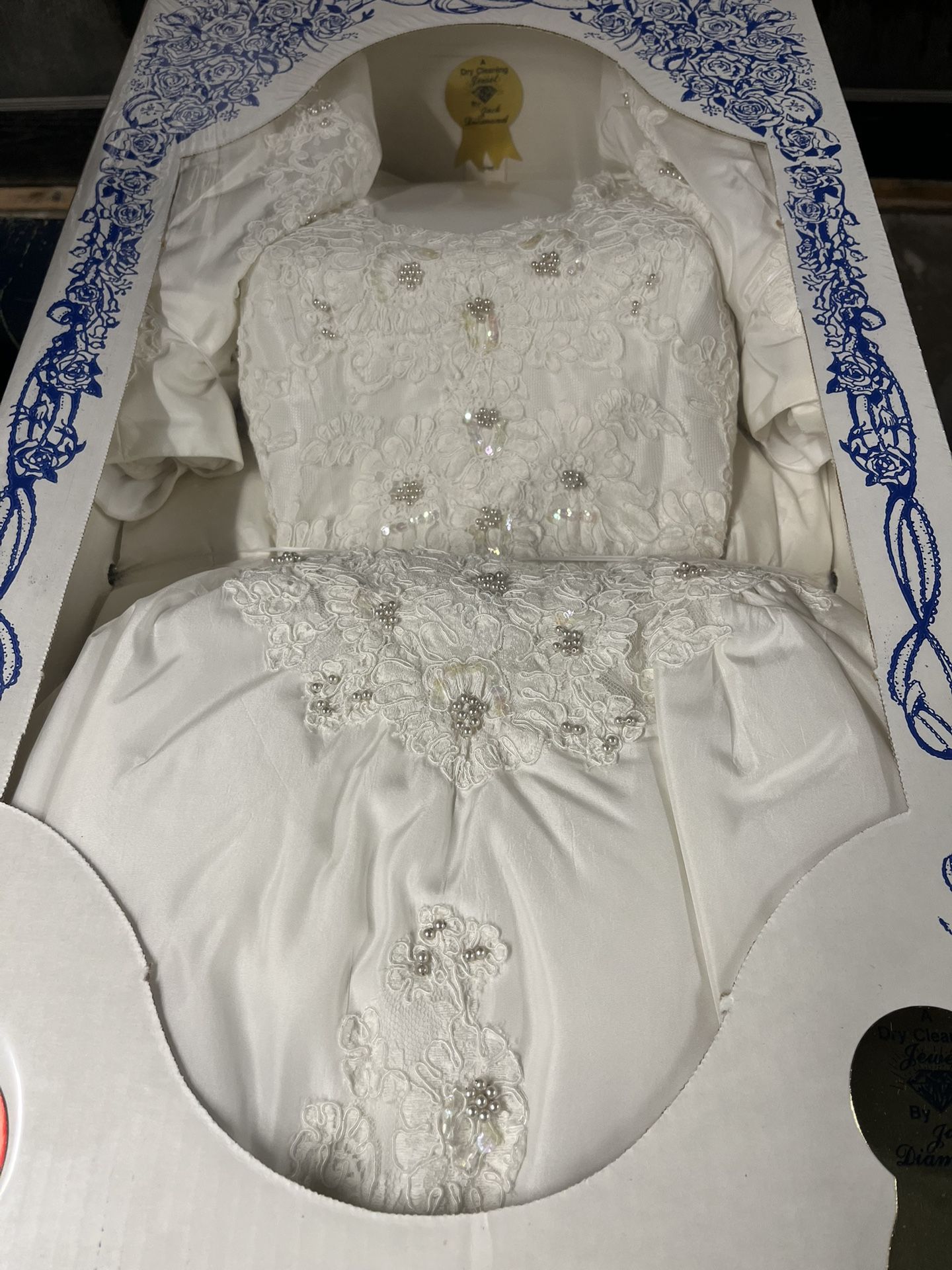 Vintage 1990 Wedding Dress In A Box