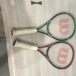Two never Used Rackets Wilson Tour Slam 
