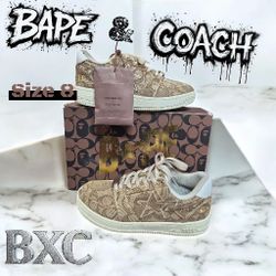 BAPE X COACH BXC Sz 8 Men