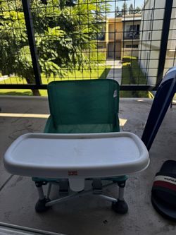 Bright Starts Pop ‘N Sit Portable Booster Seat, 3-in-1 Floor Seat, Travel High Chair & Toddler Booster