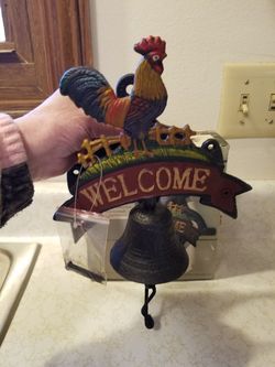 NIB Rooster welcome door bell