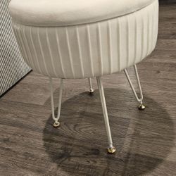 Ottoman Stool Chair With Storage 