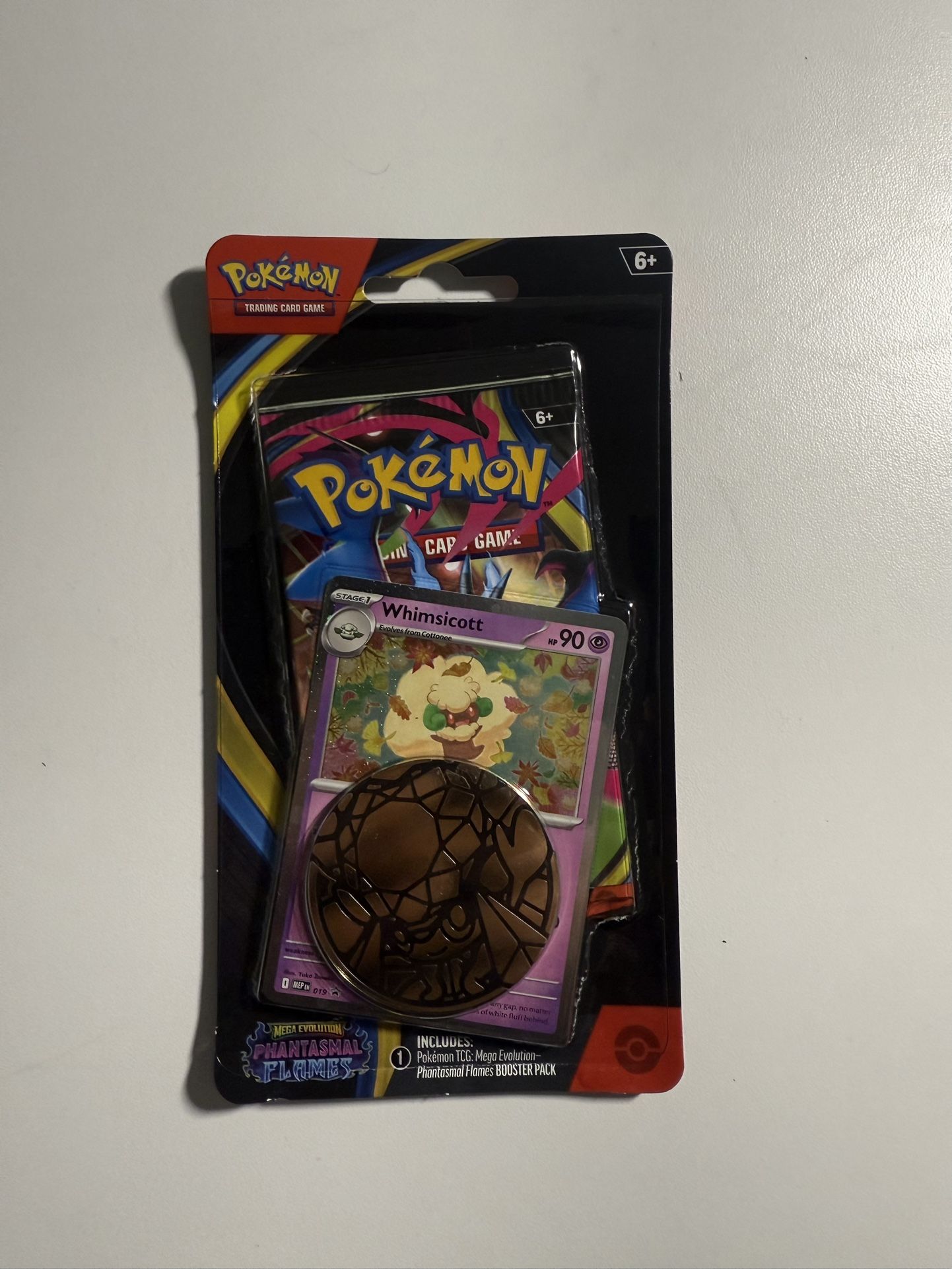 Pokémon Mega Evolution: Single Phantasmal Flames Booster Pack (Promo Card: Whimsicott)