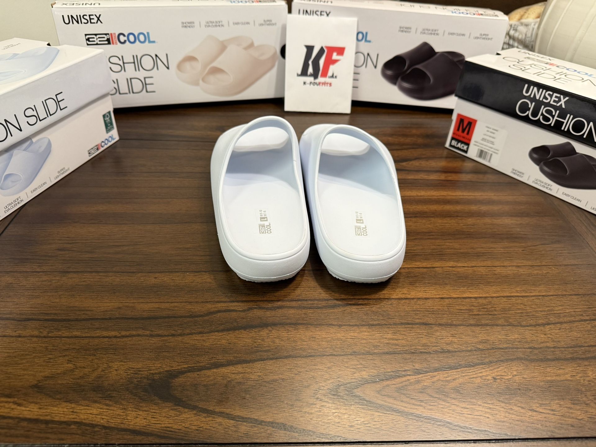 Size 7.5 Unisex ( Men and Women) Cushion Slide Summer Sandals