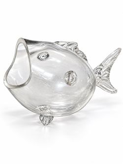 Shannon Crystal Designs of Ireland 16” Wide Clear Fish Bowl