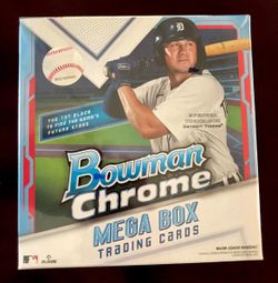 2021 Topps Bowman Chrome MLB Baseball Mega Box Brand New Factory Sealed