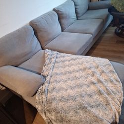 Modern Gray Sectional