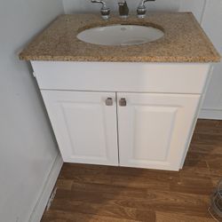 Bathroom Sink And Cabinet