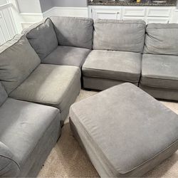 Microfiber Sectional Couch