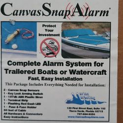 Alarm System  for Watercraft