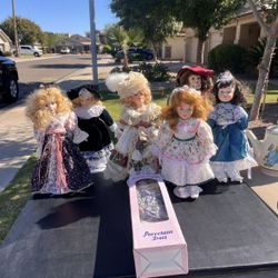 Porcelain Dolls. $7.00 Each 