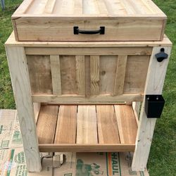 Stand Up Beverage Cooler!