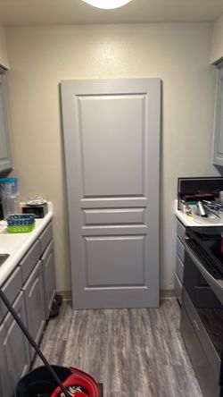 Interior Door Slab White 5-Panel