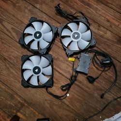 L e d colored light fans for computers