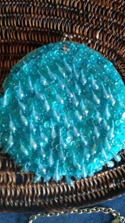 Hand beaded purse