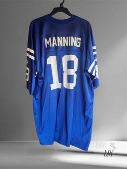 Peyton Manning #18 Jersey – Puma – Size 2X (Blue/White)