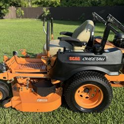 127hrs SCAG CHEETAH 52”, RESIDENTIAL USE ONLY! ALL MAINTENANCE RECENTLY DONE!