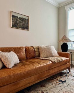 Leather couch