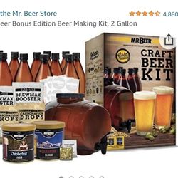 Brand New “Mr. Beer Store”  At Home Craft Beer Brewing Kit
