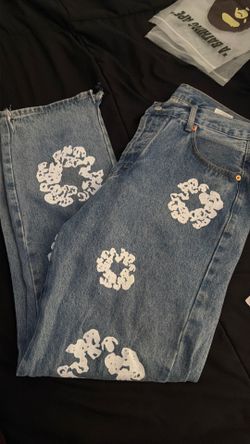 size 36 denim tear pants