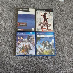 Four PlayStation Games