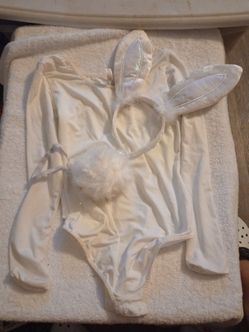 White Bunny Costume Set with Ears