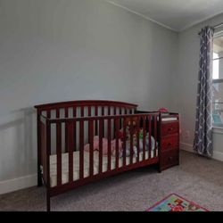 Crib With Mattress