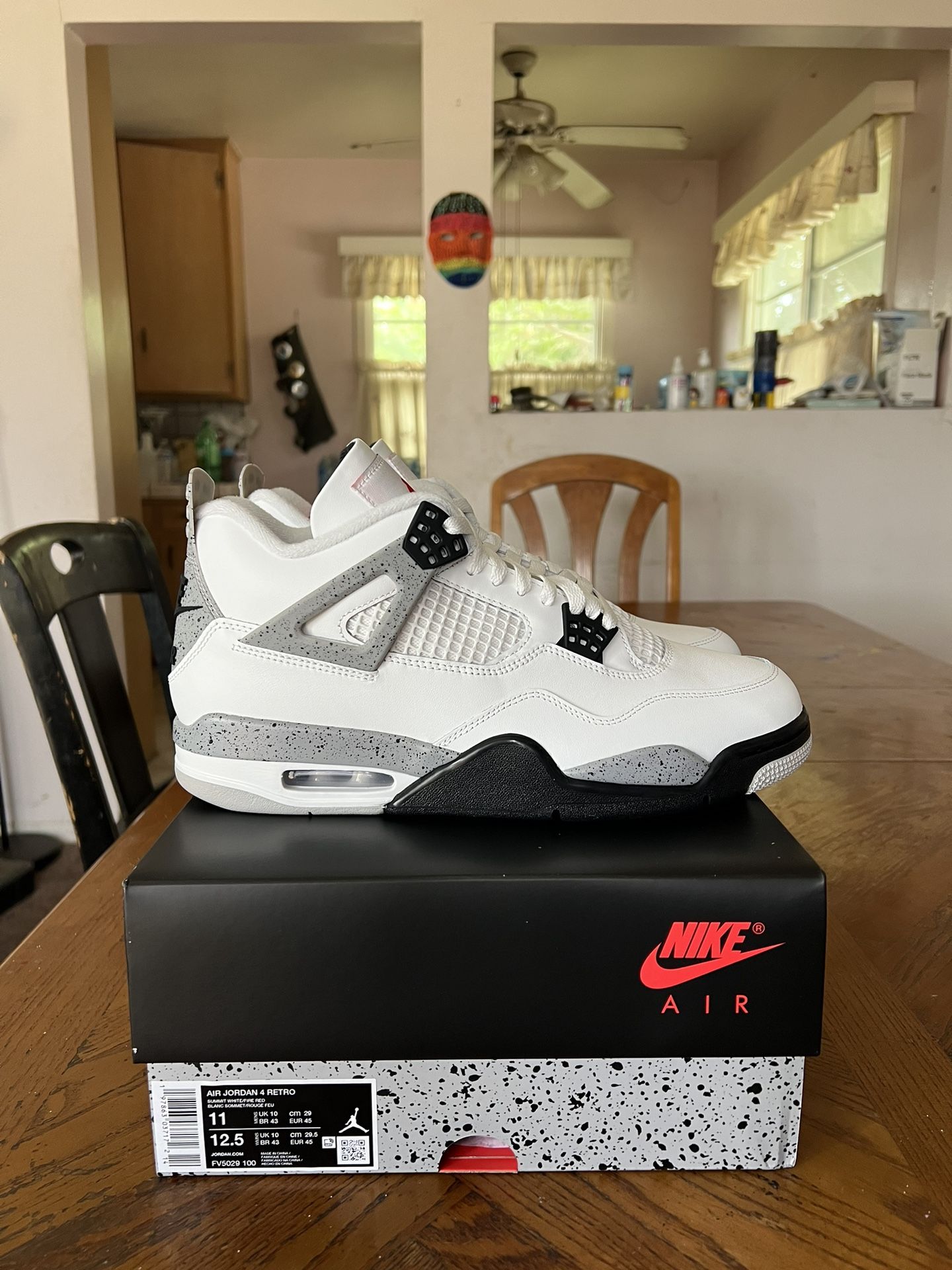 Jordan 4 Retro White Cement Size 11