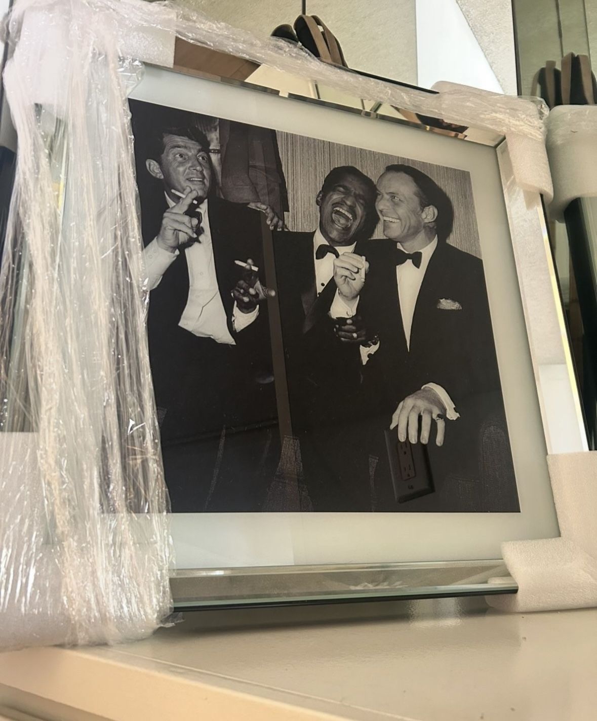 Brand New Rat Pack Picture Frame (Frank Sinatra, Dean Martin, and Sammy Davis Jr.) Picture Frame