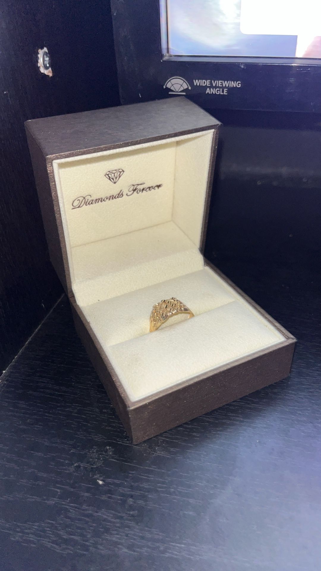14k Gold Nugget Ring
