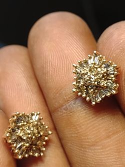 rare champagne baguette diamonds