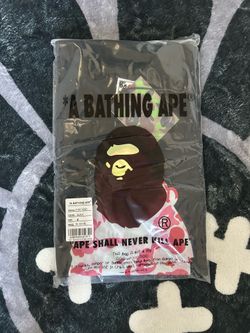 Pink and Camo BAPE t shirt