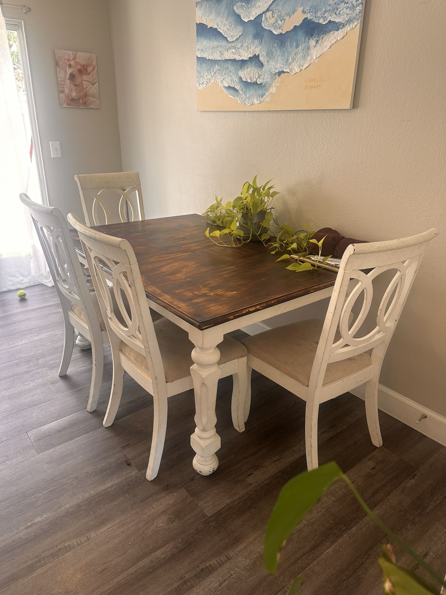 Gorgeous Farm Style Dining Room Table