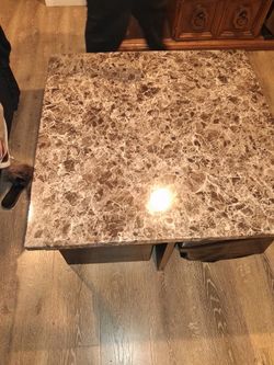 Coffee table with chairs