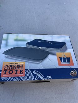 Insulated Portable casserole Tote 