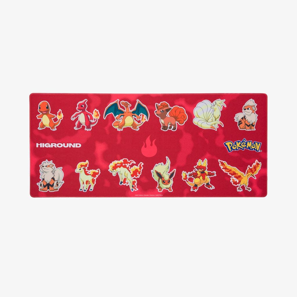 Pokémon + HG Mousepad XL Fire Type